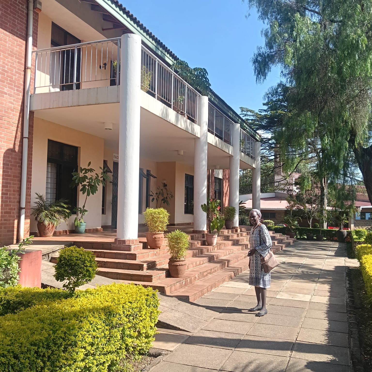 AYHEM Founder Dr. Peninah Kaniu on the Africa International University campus